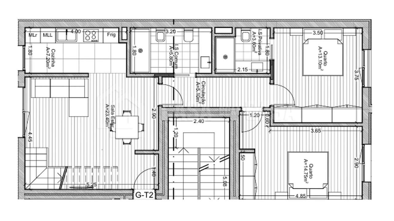 Apartamento T2 DUPLEX em Rio de Loba - Grande imagem: 5/5