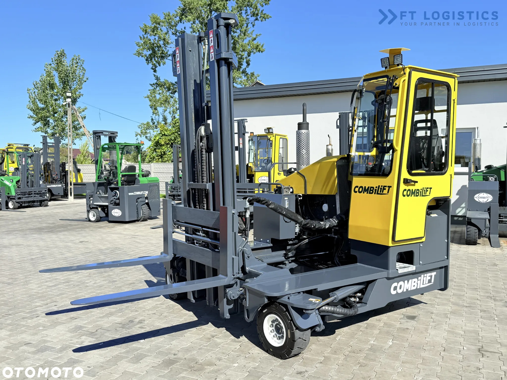 Combilift WÓZEK CZTEROKIERUNKOWY - WIELOKIERUNKOWY C4000 / DIESEL / DUPLEX 4100MM /JEDYNE 2888 MOTOGODZIN /  POZYCJONER WIDEŁ / PEŁNA KABINA - OGRZEWANIE / STAN IDEALNY / Szeroka oferta wózków czterokierunkowych i bocznych, dopasowanych do różnorodnych potrzeb i zastosowań - 20