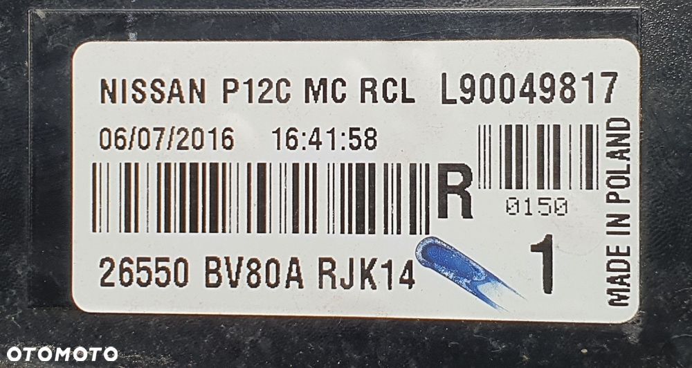 LAMPA PRAWA TYŁ NISSAN JUKE I F15 L90049817 EUROPA - 7