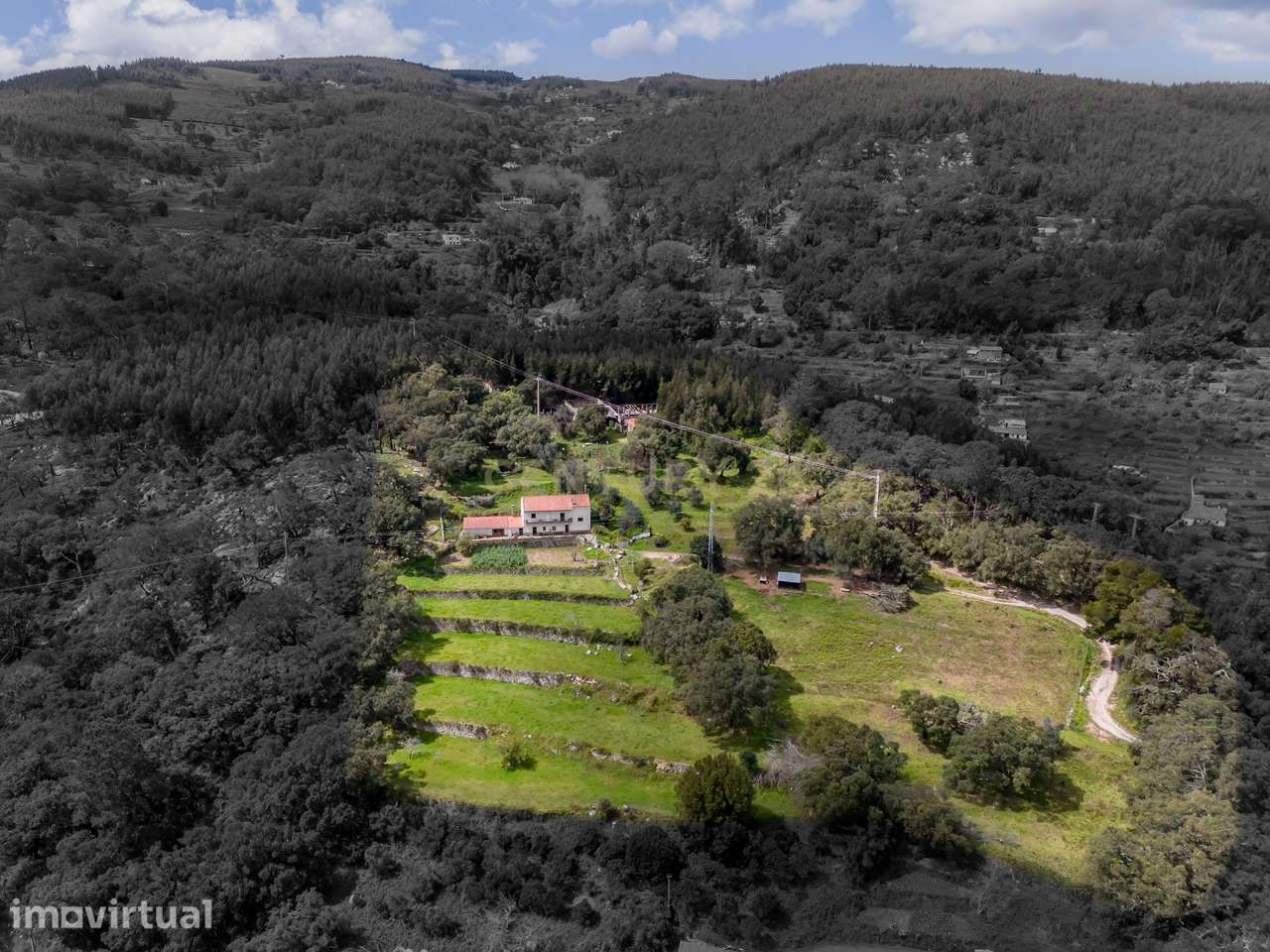 QUINTA COM 2,5 HECTARES EM ZONA CENTRAL DE MONCHIQUE - Grande imagem: 3/49