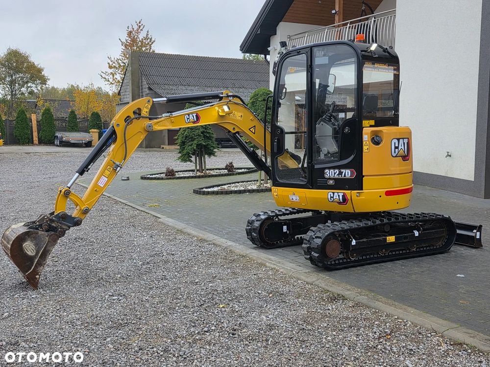 Caterpillar Caterpillar CAT 302.7 D CR mini koparka szybkozłącze 3 łyżki piękna serwisowana 1 wł JCB - 4