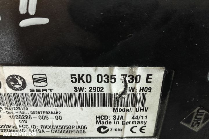 Modul Bluetooth 5K0035730E 5K0035730E Skoda Octavia 2 [facelift] [200 - 2