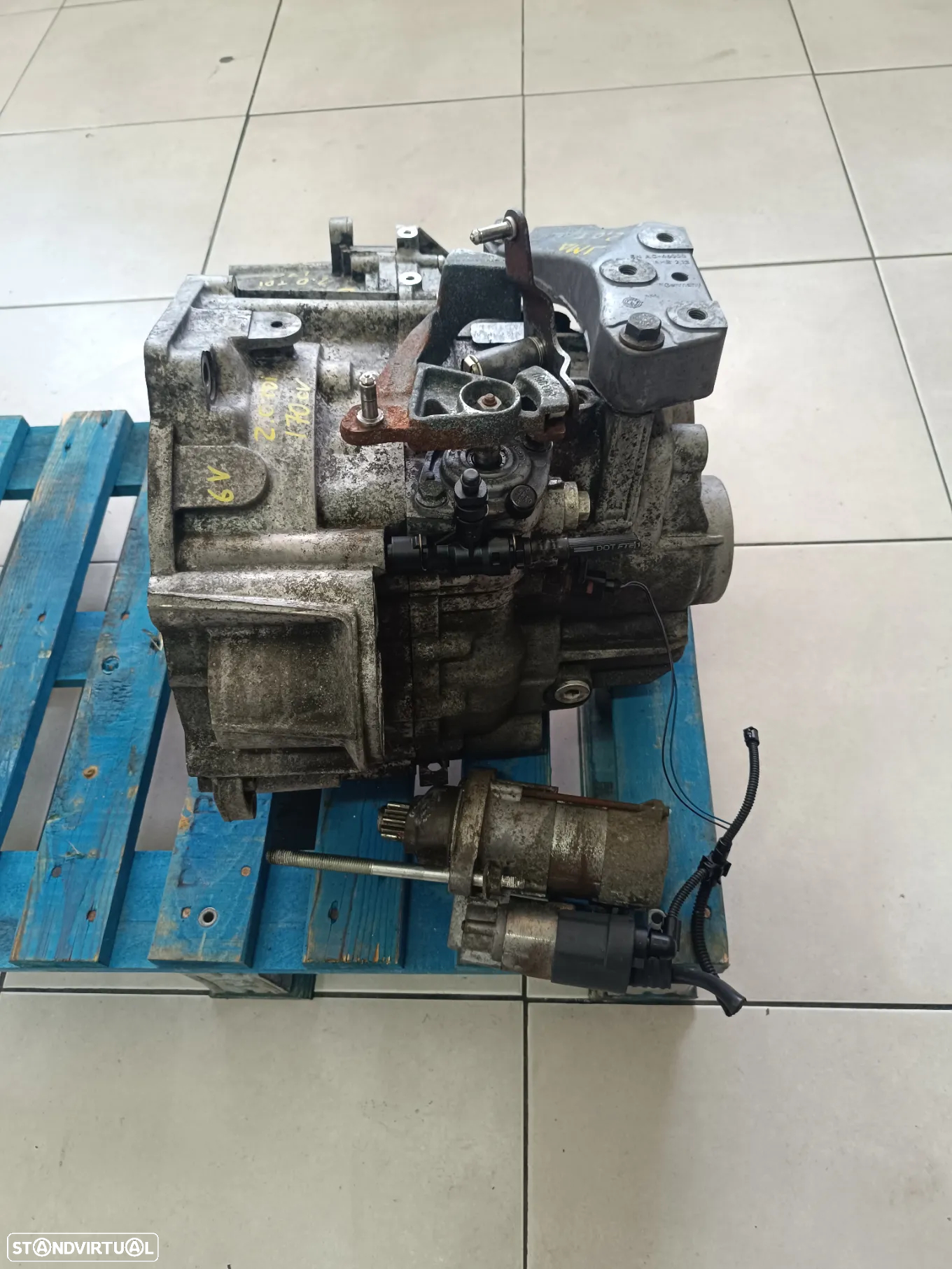 motor Golf V 2.0tdi 170cv BMN- seat leon FR - caixa velocidades 6v ref: JMA - 11
