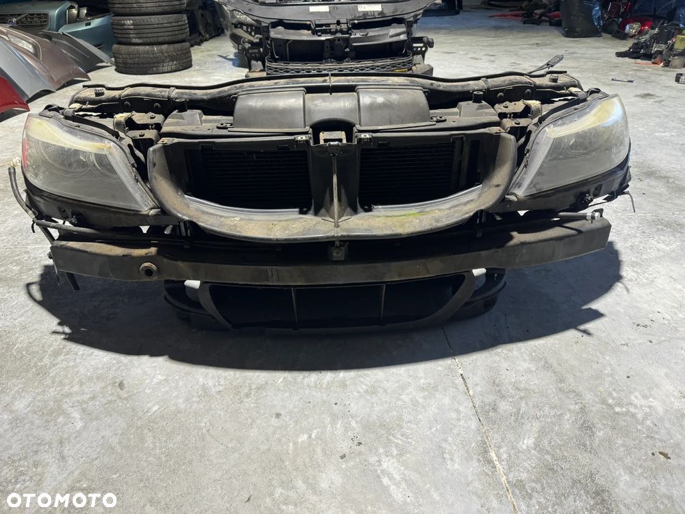 PRZÓD KOMPLETNY ZDERZAK MASKA PAS REFLEKTOR BMW E90 E91 LIFT BLACK SAPPHIRE - 11