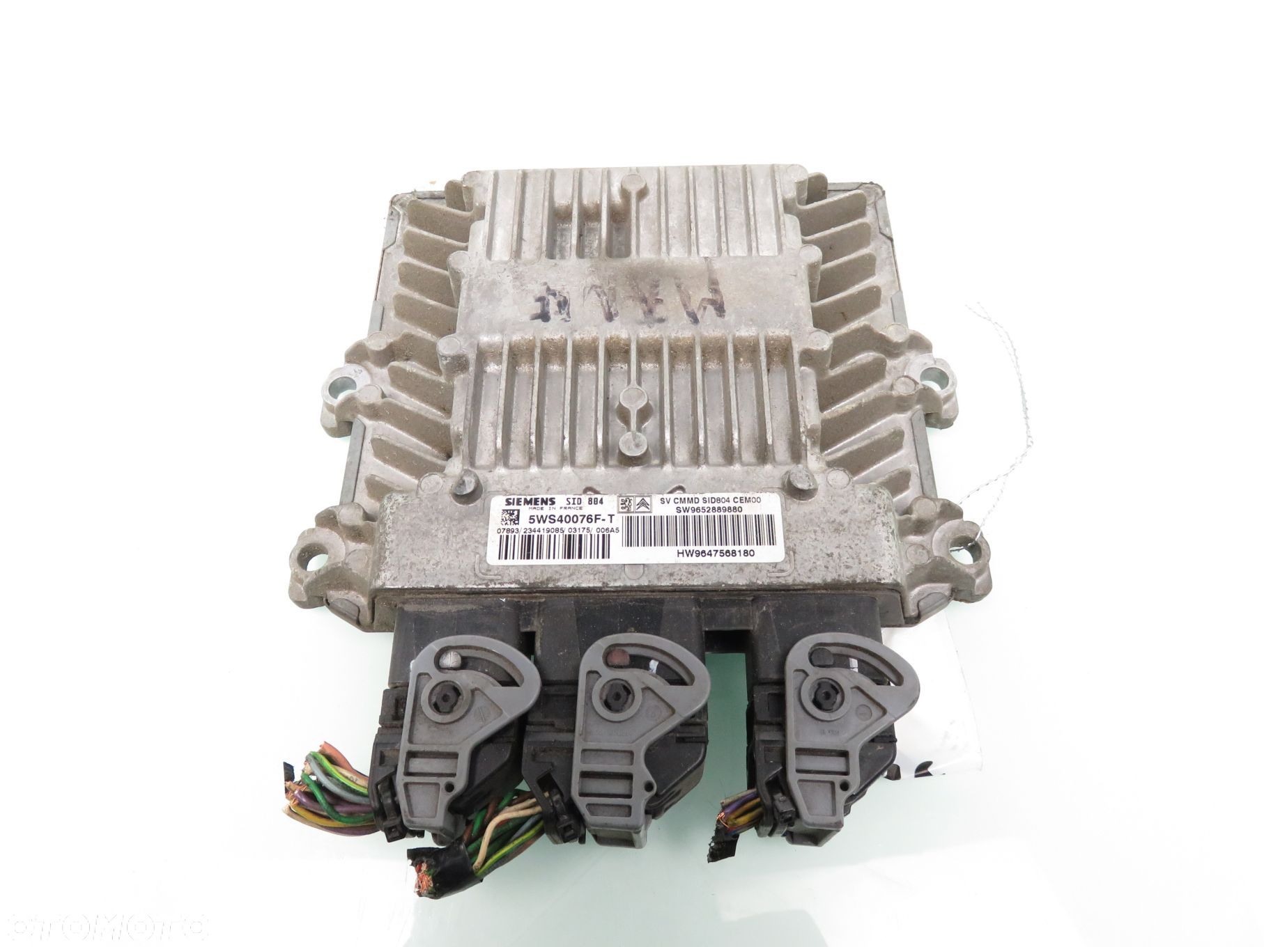 STEROWNIK CITROEN C3 I 1.4 HDi 5WS40076FT HW9647568180 - 1