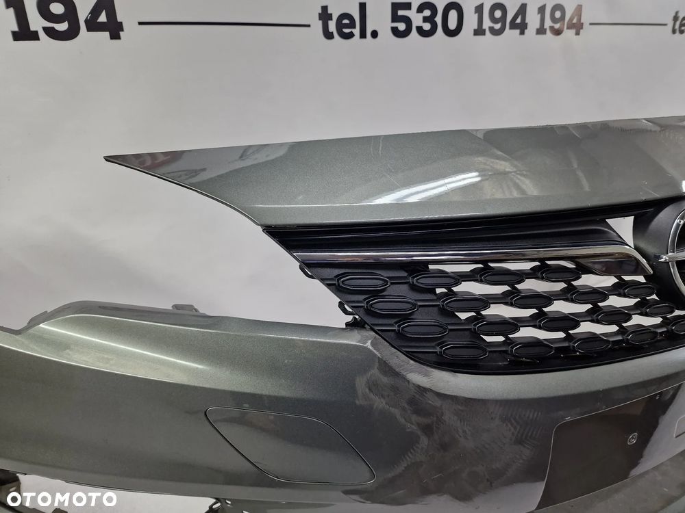 OPEL ASTRA K V 5 LIFT 18- ZDERZAK PRZEDNI PRZÓD + KOMPLETNA ATRAPA , BEZ PDC I SPRYSKÓW , NR 39130492 , NR AUKCJI NZ1013 - 5