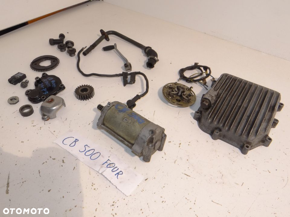 Honda CB 400 500 K Four przekaźnik impulsator alternator rozrusznik wałek rozrządu głowica dźwigienk - 4