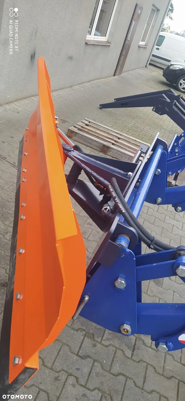 Pług do śniegu odśnieżny 2,0 m TUR ładowacz czołowy - 3