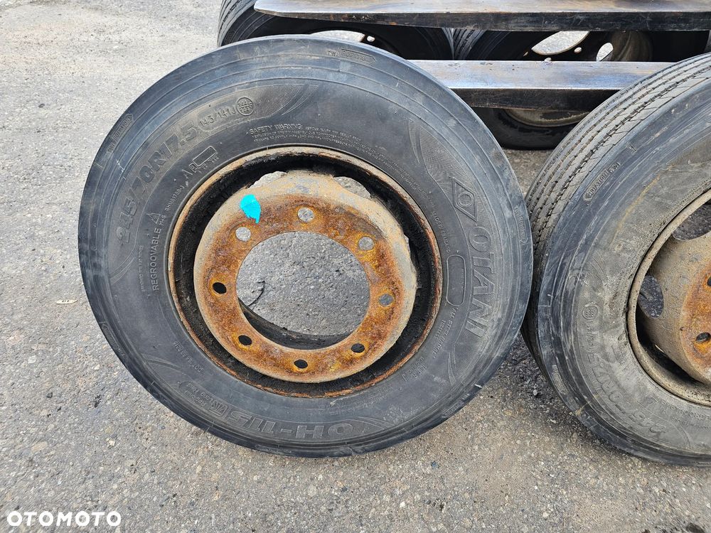 KOŁA FELGI OPONY DAF LF 45 OTANI OH-115 245/75 R 17,5 M+S 8 SZPILEK - 8