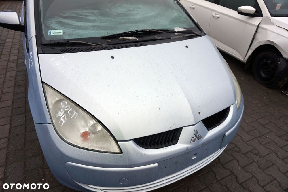 MASKA ZDERZAK BŁOTNIKI LAMPY COLT VI Z30 T42  MITSUBISHI 2004-2008 SREBRNY PRZÓD KOMPLETNY - 4