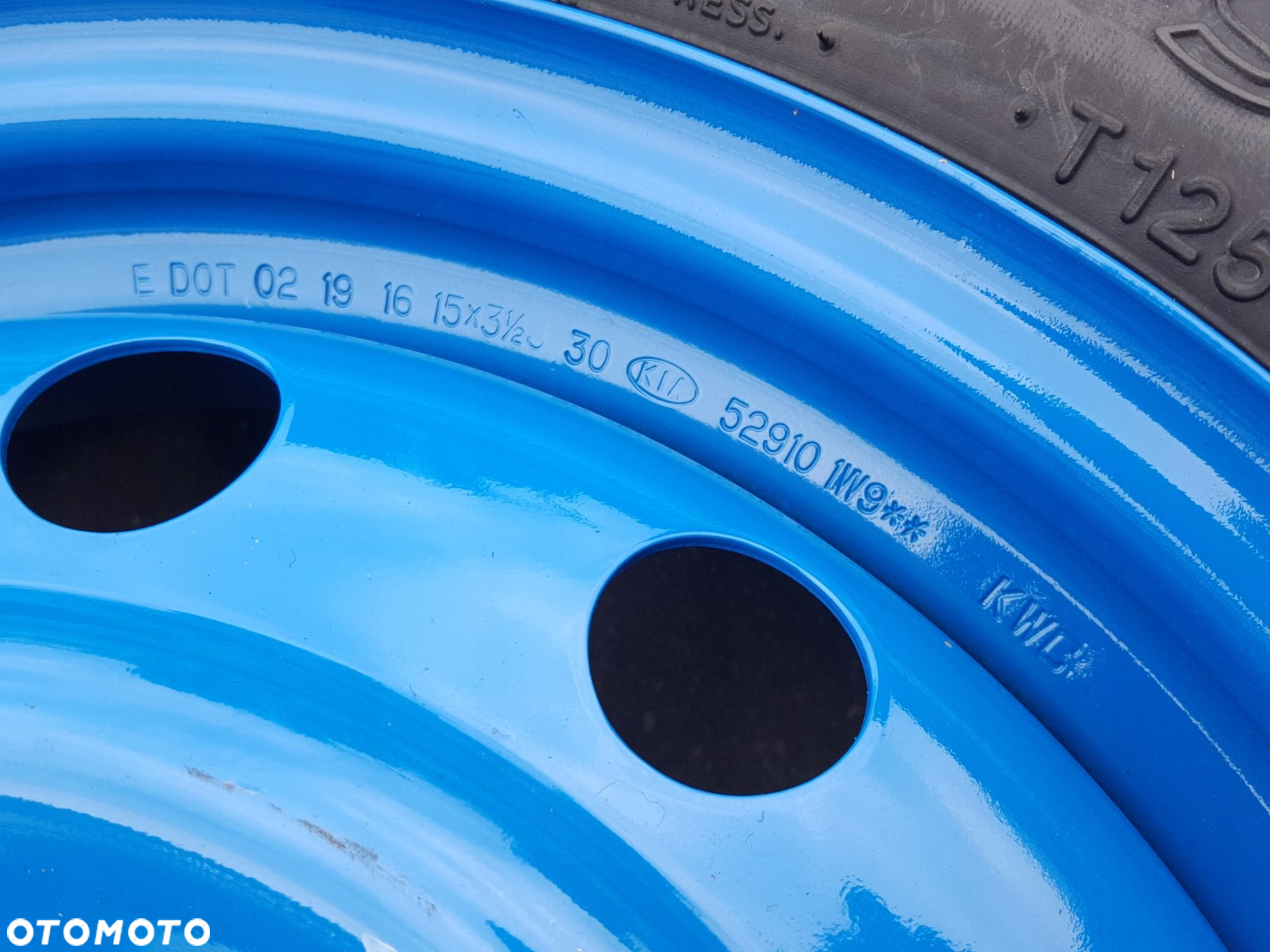KIA RIO 3 III 11-17r KOŁO DOJAZDOWE 15 4X100 LEWAREK KLUCZ - 5