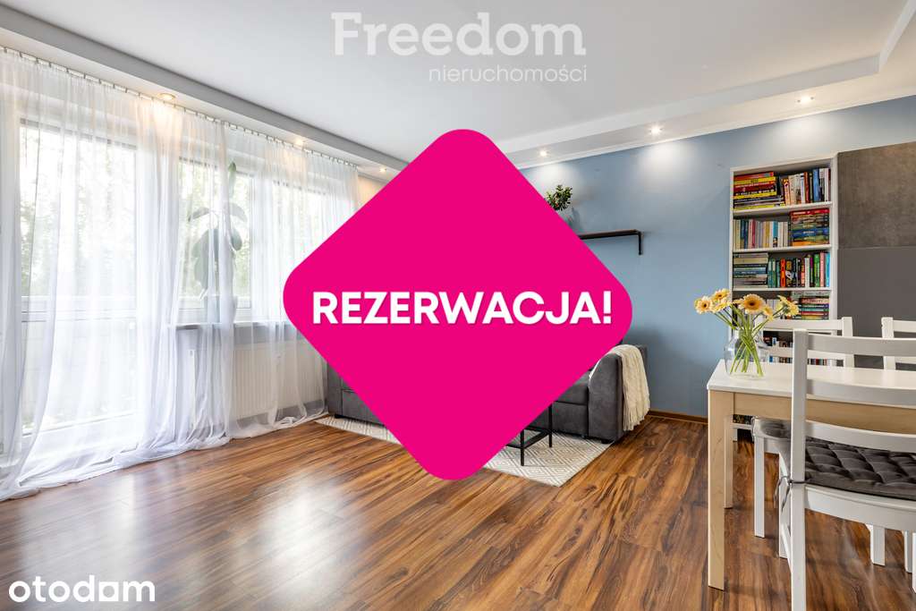 2 pokoje. Oddzielna kuchnia. Balkon