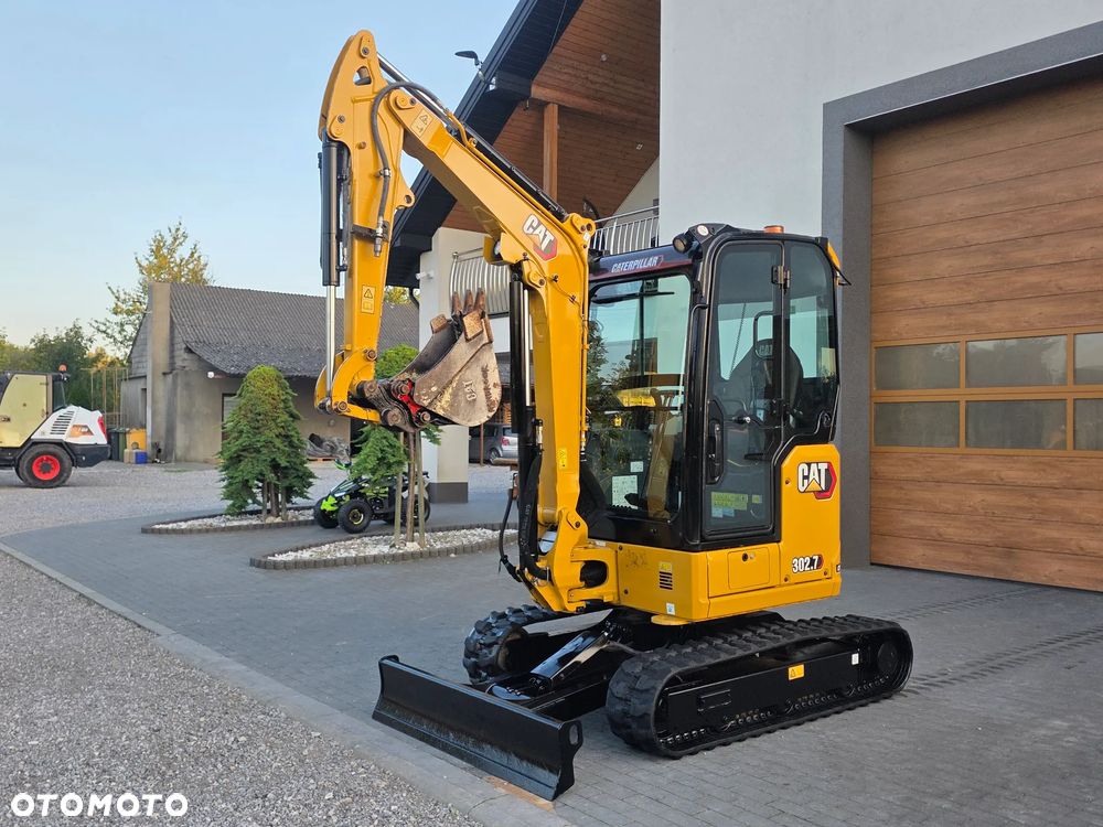Caterpillar CAT 302.7 CR mini koparka szybkozłącze 3 łyżki piękna serwisowana 1 wł JCB sprowadzona w oryginale - 22
