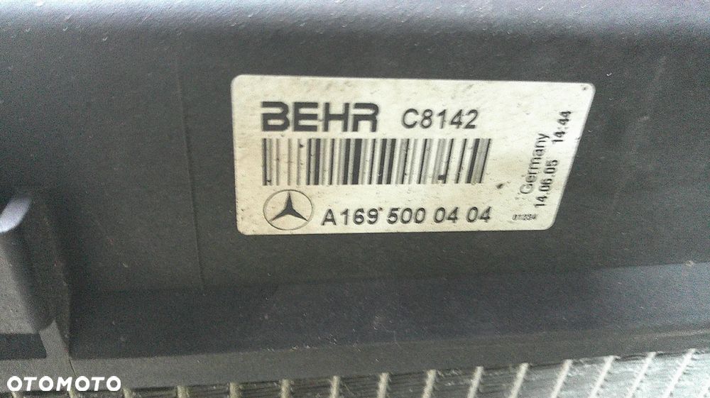 MERCEDES B KLASA W245 2.0 CDI CHŁODNICA WODY - 4