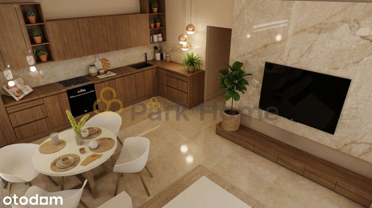 Nowe mieszkanie 2 pokojowe 49,37 m² z balkonem