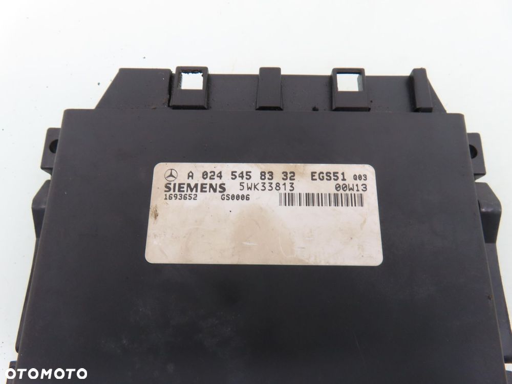 STEROWNIK SKRZYNI MERCEDES CLK C208 230 Kompressor A0245458332 5WK33813 - 4