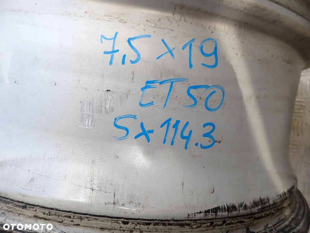 FELGI ALUMINIOWE MAZDA 7,5JX19  ET 50  5X114,3 - 8