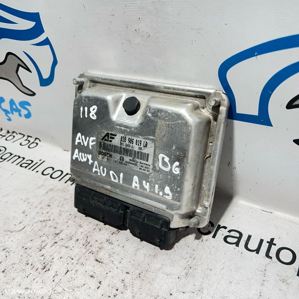 .Centralina Motor Bosch VW VAG Volkswagen Ford Seat AUY 1.9 TDi 115cv 8v 038 906 019 LR / 0 281 011 143 - 5