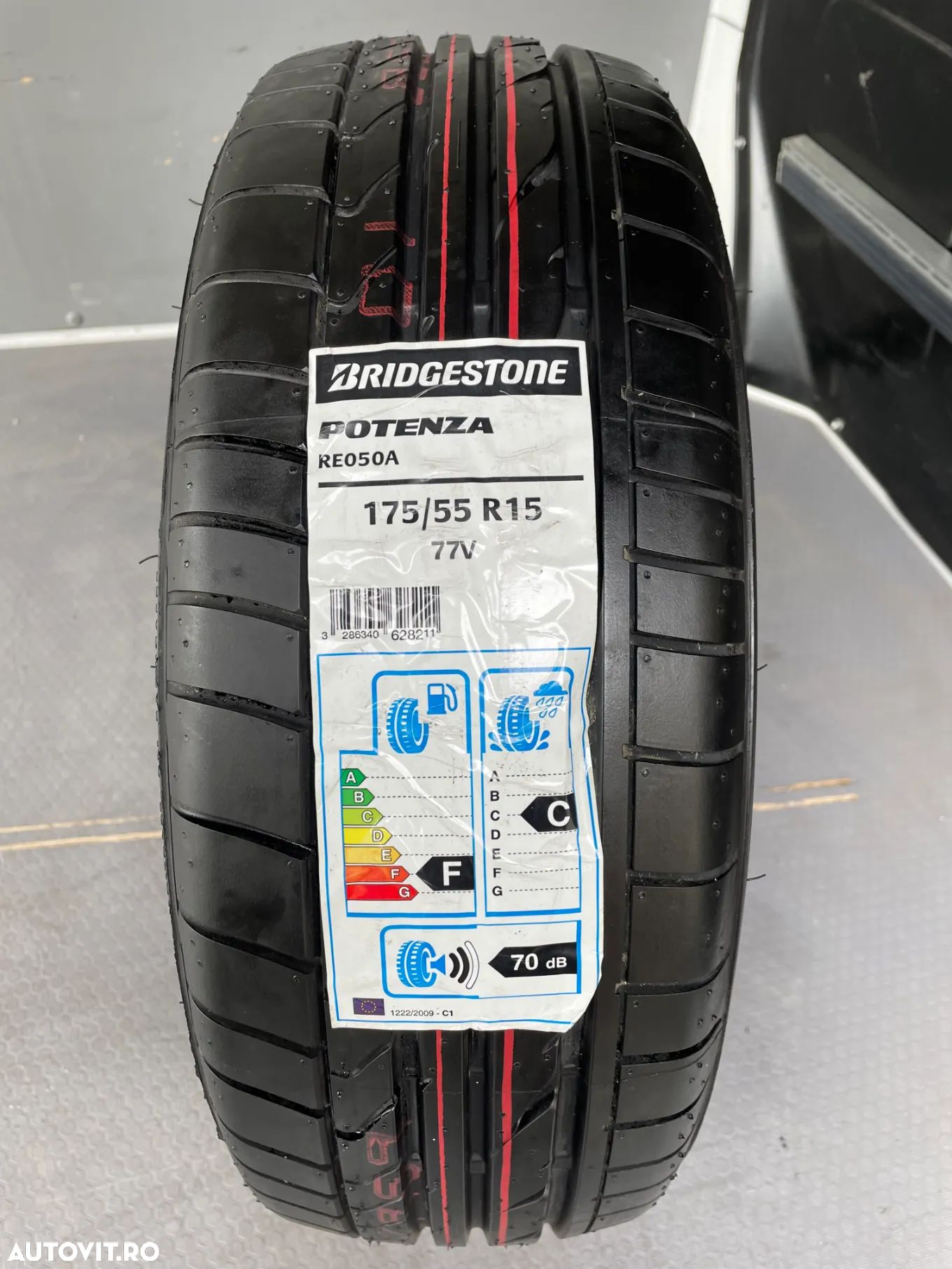 Anvelope noi vara Bridgestone 175/55 R15 BRIDGESTONE Potenza RE050 77V - 1