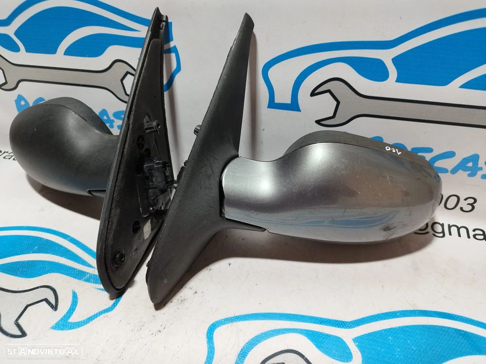 ESPELHO RETROVISOR ESQUERDO DIREITO RENAULT CLIO II 2 MK2 8200163300 8200163302 ELETRICO AQUECIDO ESPELHOS RETROVISORES - 4
