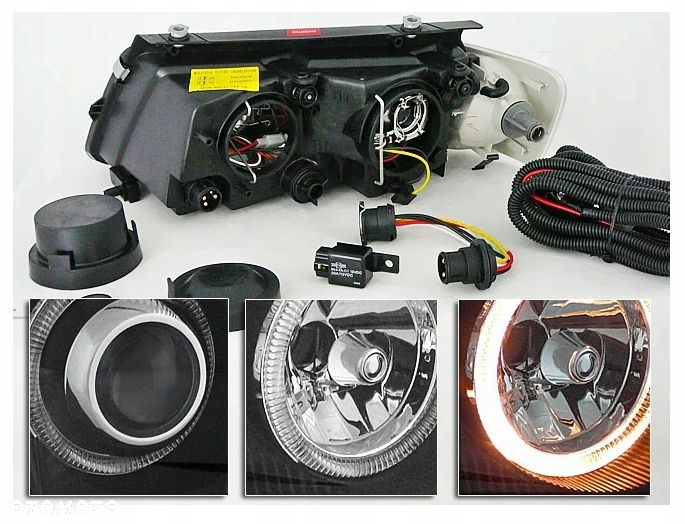 LAMPY  REFLEKTORY DO VW PASSAT B5 OD 1996 DO 2000 Roku DEPO RINGI SOCZEWKI - 5