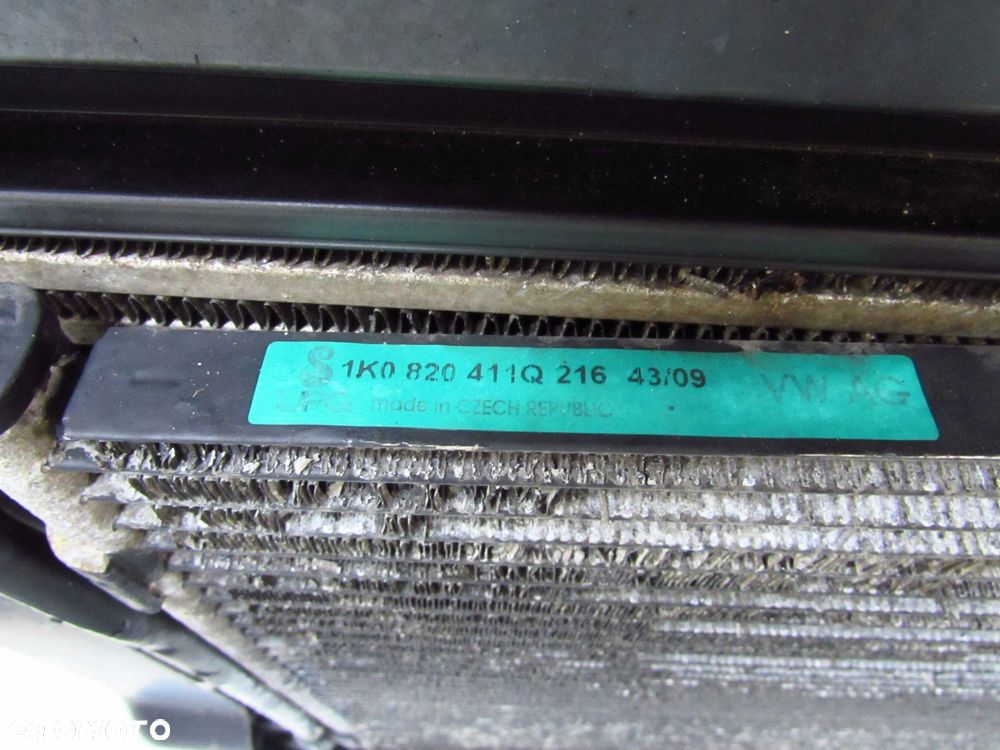 SKODA OCTAVIA II LIFT 1.9 TDI 08- PAS PRZEDNI CHLODNICE WENTYLATOR 1K0959455EF 1K0145803AN - 11