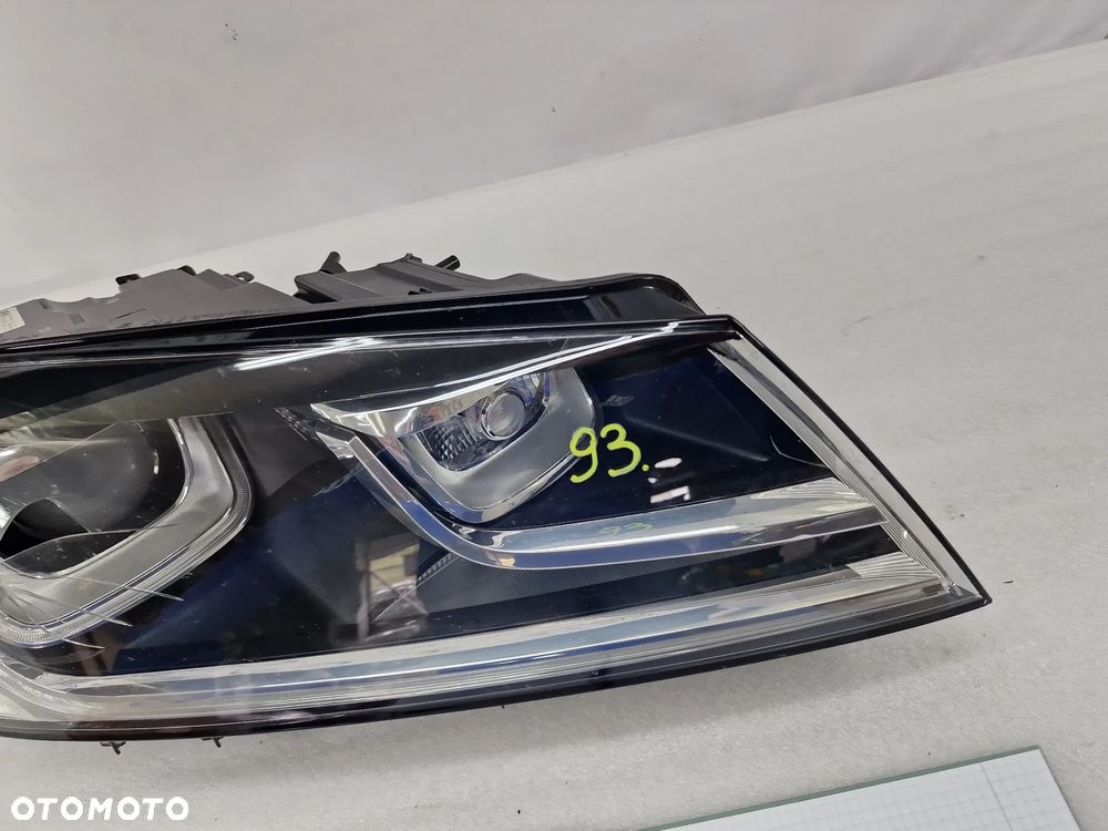 VW TOUAREG 2 II LIFT 14- PRAWA LAMPA PRZEDNIA PRZÓD BI-XENON + LED , NR 7P1941034A , NR AUKCJI LA93 - 7