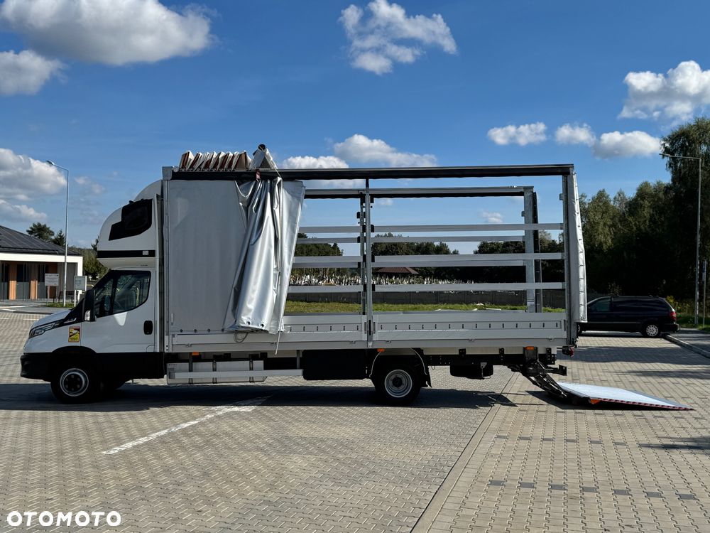 Iveco Daily 2023r Hi-Matic‼️70C18H‼️3.0 // Winda Dhollandia 1000KG // Plandeka 16 Palet 2x Firanka + Dach zsuwany ‼️Wysokość rampowa Full LED Tempomat Aktywny ACC Salon Polska  6.43mx2.45mx2.70m DMC7200KG Faktura Vat 23% - 14