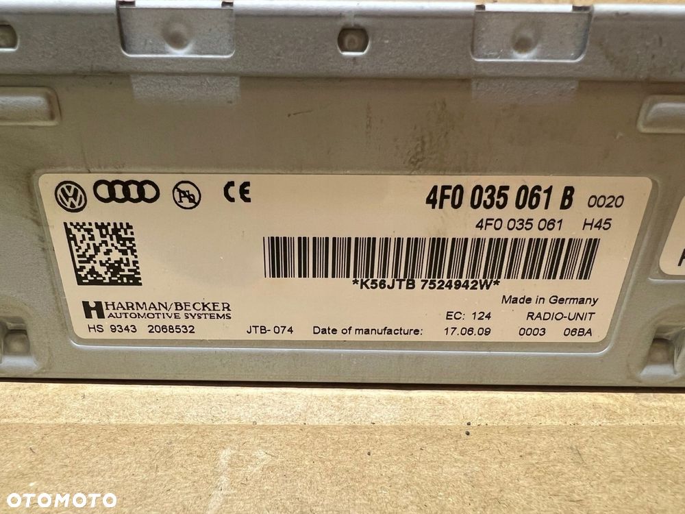 audi a4 b8 q5 8r moduł tuner radia 4f0035061b - 7