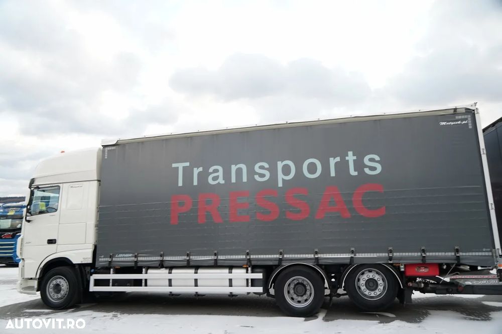 DAF XF 480 / COMBINAȚIE TANDEM / 120 M3 / DRIVE-THROUGH / PUNTE RIDICATĂ / PUNTE DE DIRECȚIE / PLATĂ PENTRU ȘI ȘI PLĂȚI / DHOLLANDIA LIFT / I-PARK COOL / + LECITRAILER / PUNȚI SAF - 8