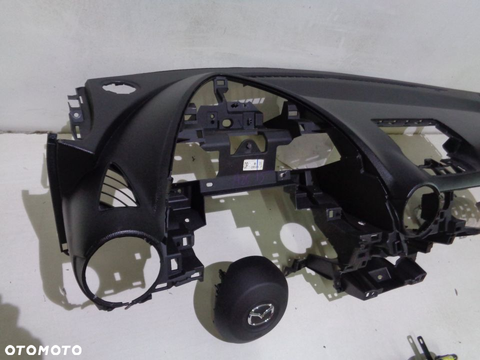 MAZDA 2 DESKA KONSOLA KOKPIT AIRBAG PASY KOMPLET - 2