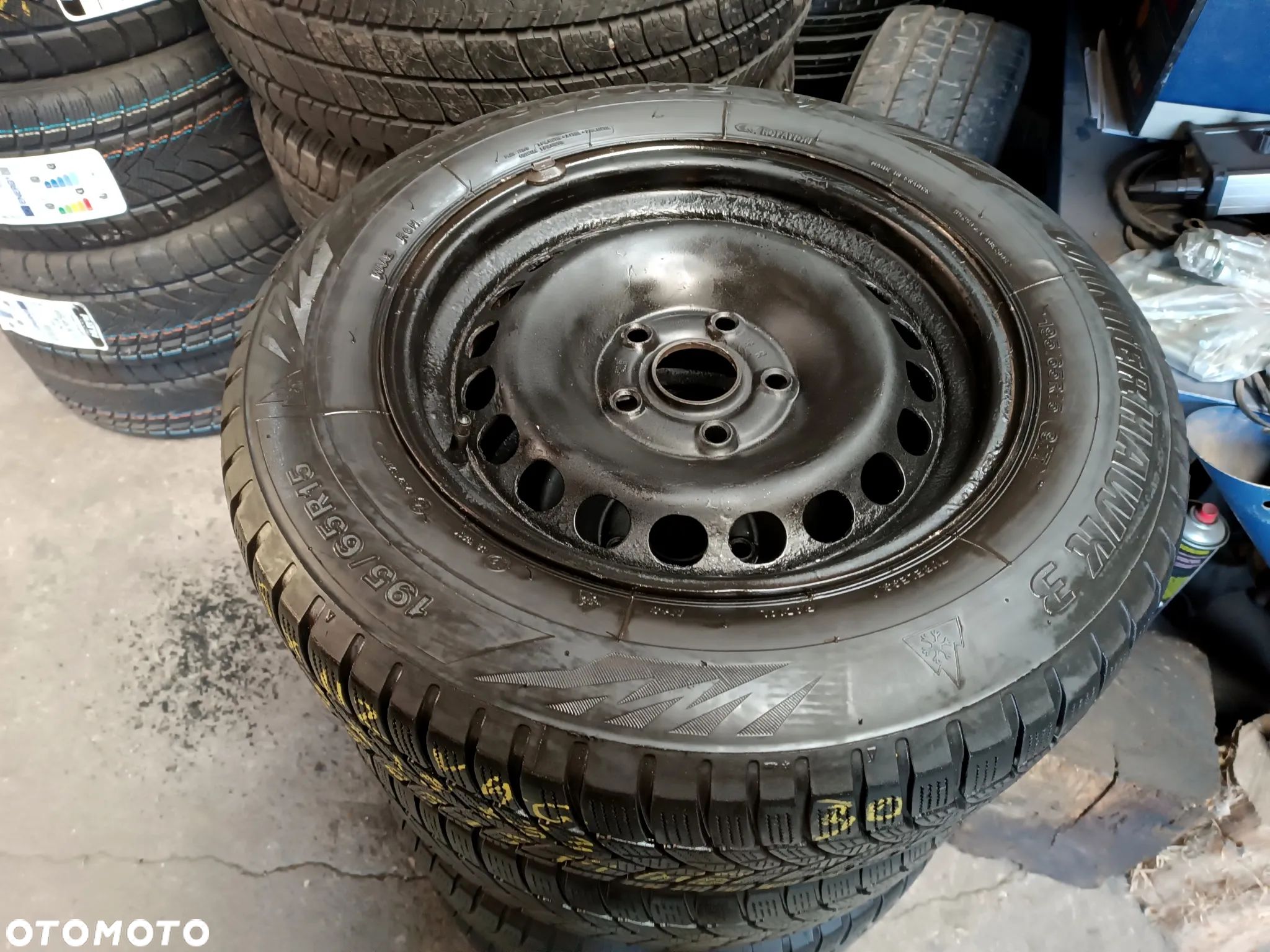 5x112 Felgi stalowe Stal 15 Koła Zimowe Zima VW PASSAT B5 GOLF 5 6 V VI CADDY JETTA TOURAN SEAT LEON TOLEDO ALTEA SKODA OCTAVIA II III 2 3 AUDI A4 B5 B6 A6 C5 Legnica ALU-RAD 195/65 5mm - 1