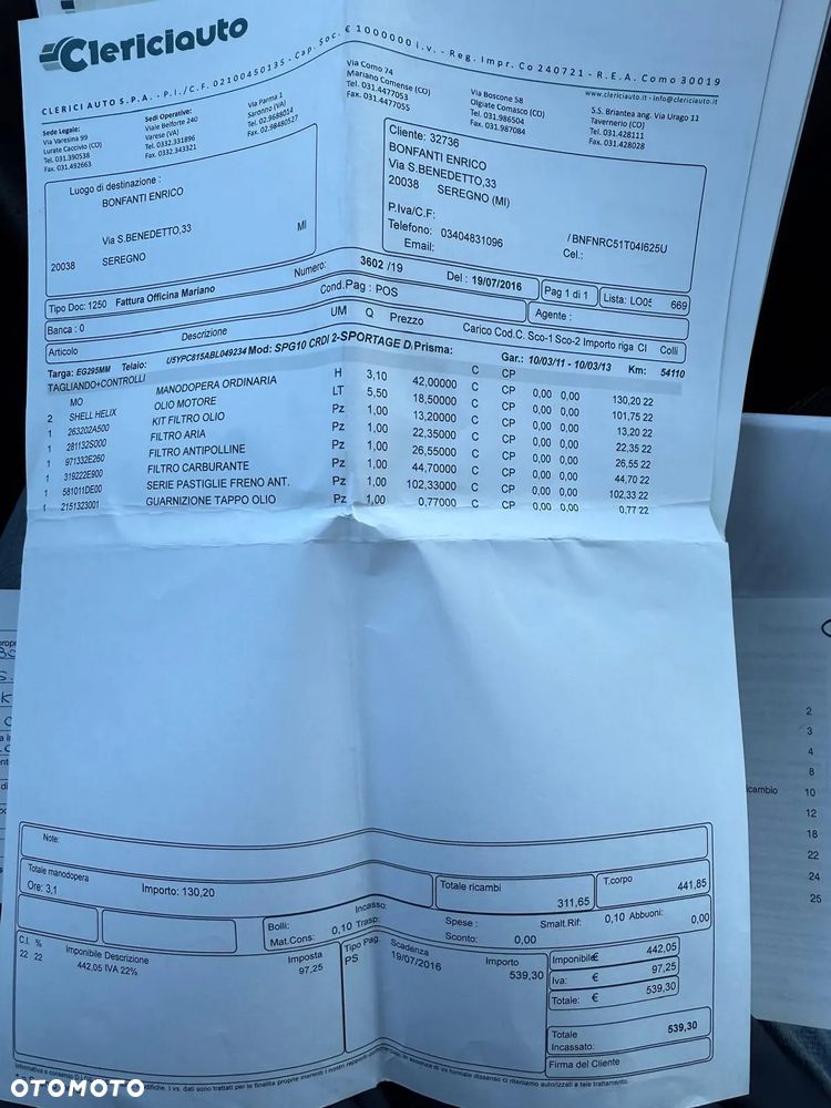 Kia Sportage 1.7 CRDI 2WD Vision - 12