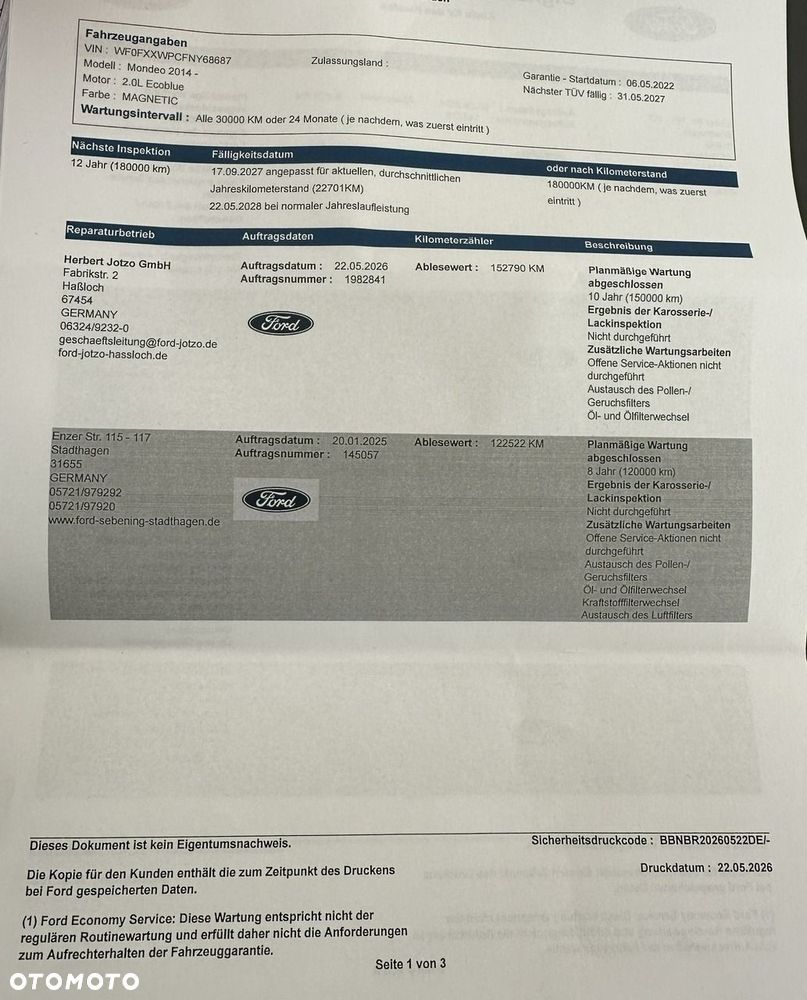 Ford Mondeo SW 2.0 EcoBlue Titanium - 38
