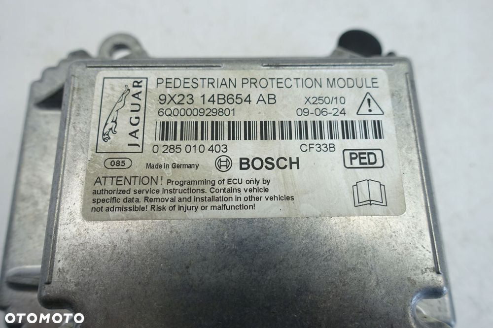 Jaguar XF SENSOR PODUSZEK POWIETRZNYCH airbag - 2