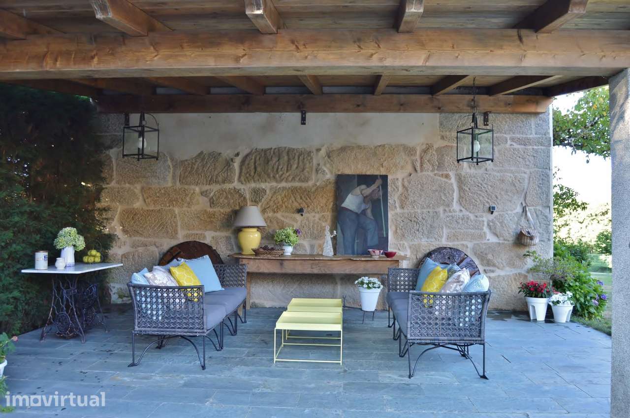 Casa de campo em pedra natural na Ourense, Galiza – piscina, jardim - Grande imagem: 4/40