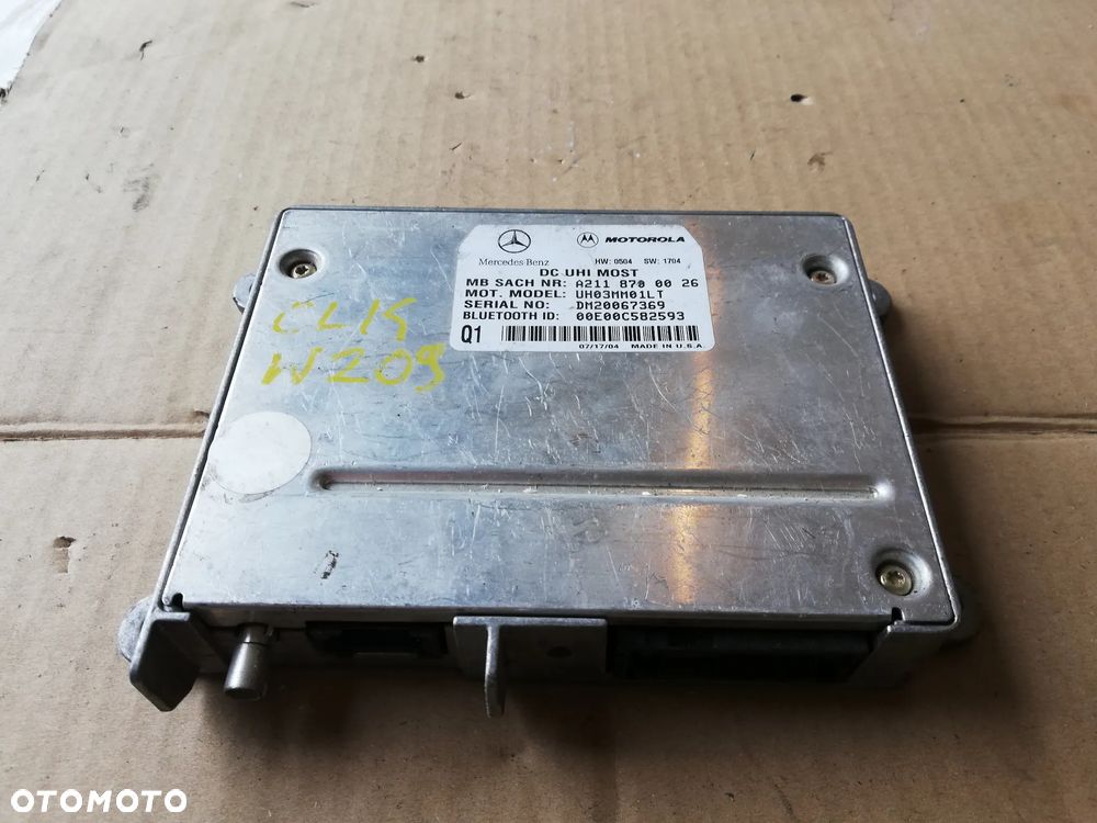 Mercedes w211 modul sterownik bluetooth a2118700026