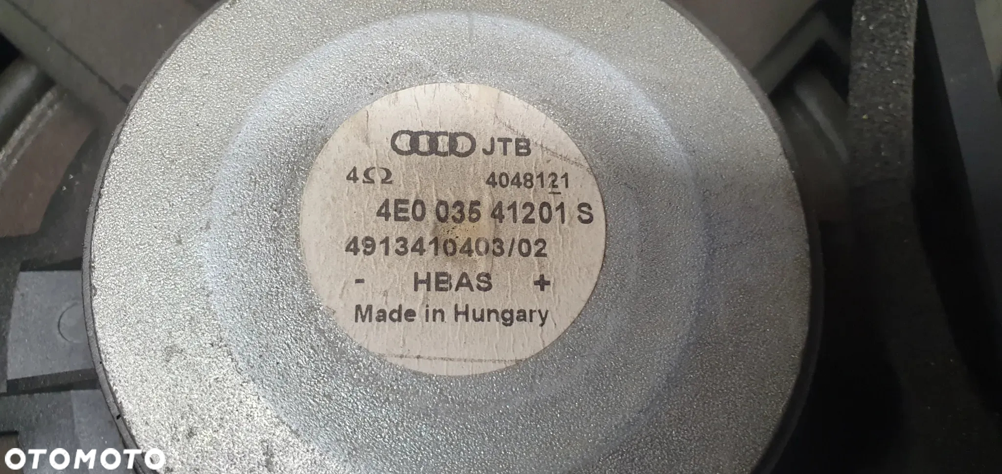 Głośnik subwoofer Audi A8 D3 4E0035412 - 5