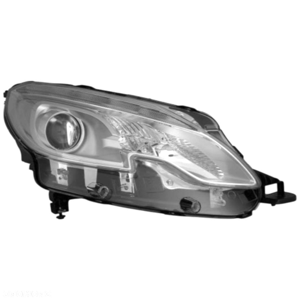 PEUGEOT 2008 2013-2019 REFLEKTOR LAMPA PRZEDNIA LEWA PRAWA H7 H7 KOMPLET - 10