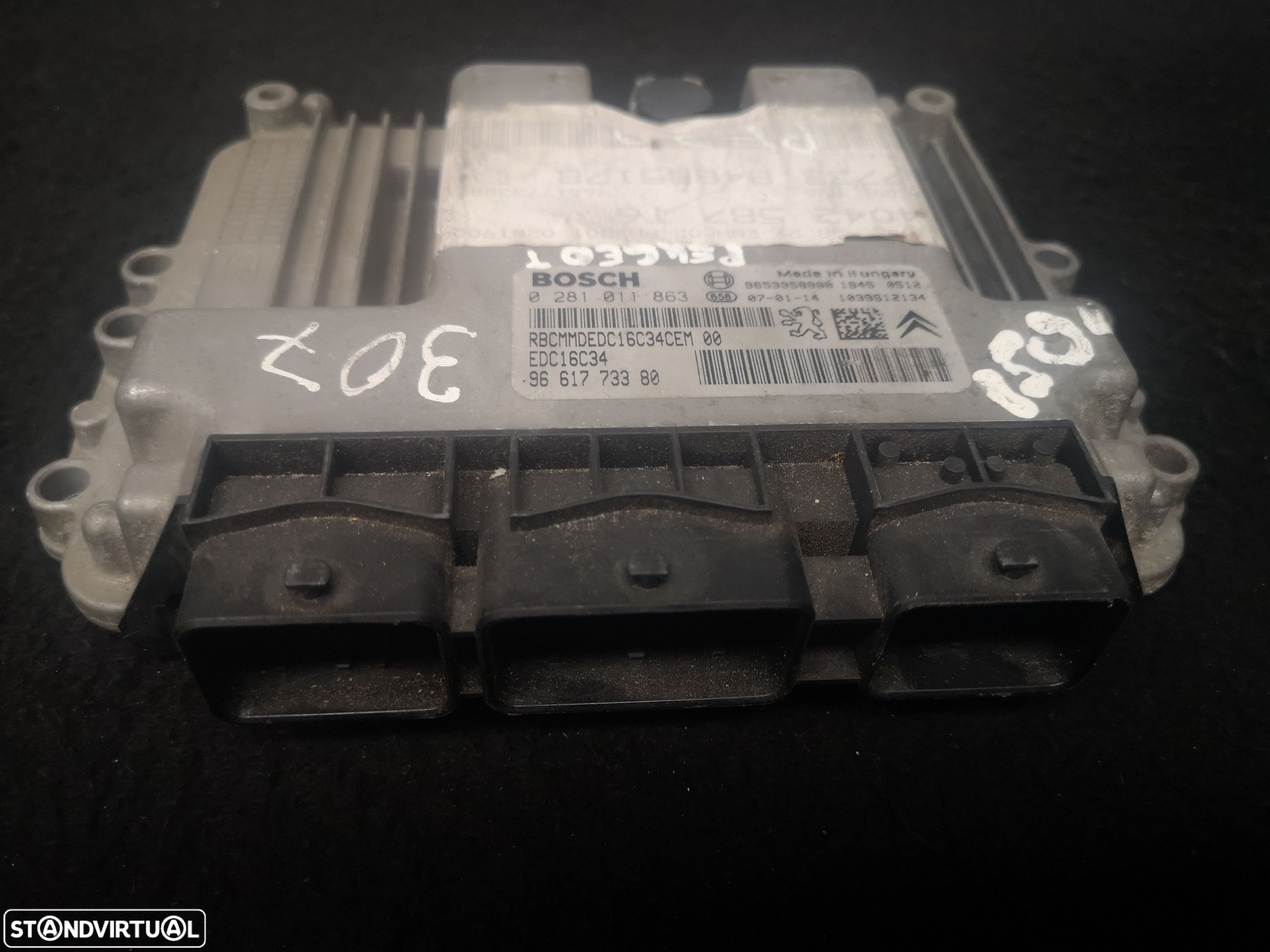 Centralina de motor Peugeot 307 1.6hdi 2006-2009 - 1
