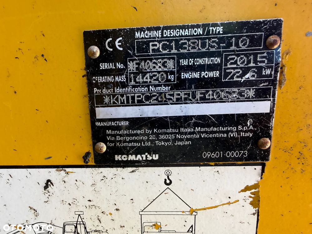 Komatsu PC 138 US -10 - 8