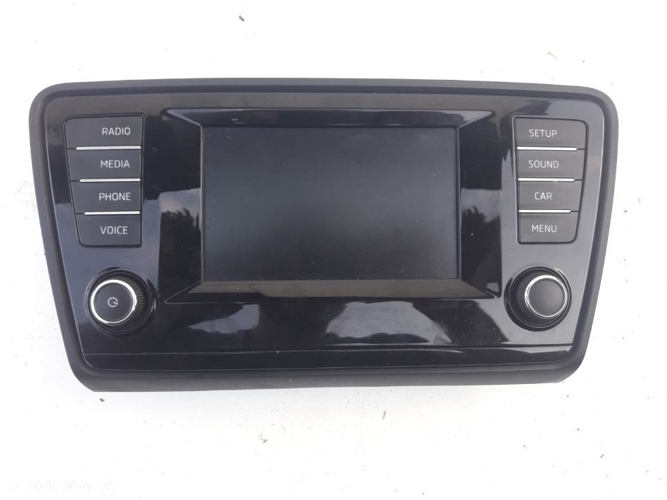 PANEL RADIO  SKODA OCTAVIA 3 Plus Czytnik CD 5E0035842 - 1