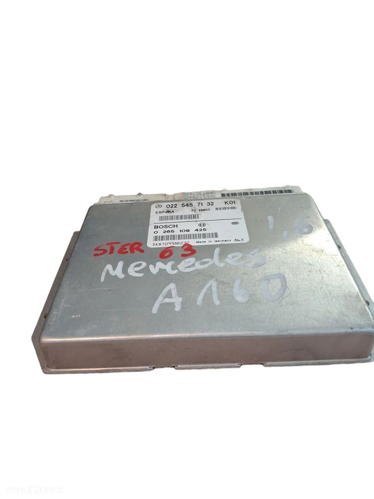 Sterownik  MODUŁ PRZEKAŹNIK ESP ECU Komputer MERCEDES A KLASA A160 0225457132 - 1