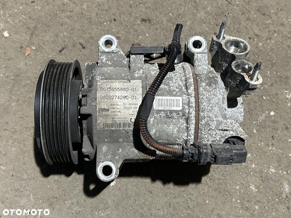 sprężarka klimatyzacji kompresor Peugeot 308 II T9 1.6 E-HDI 9809274280 - 1