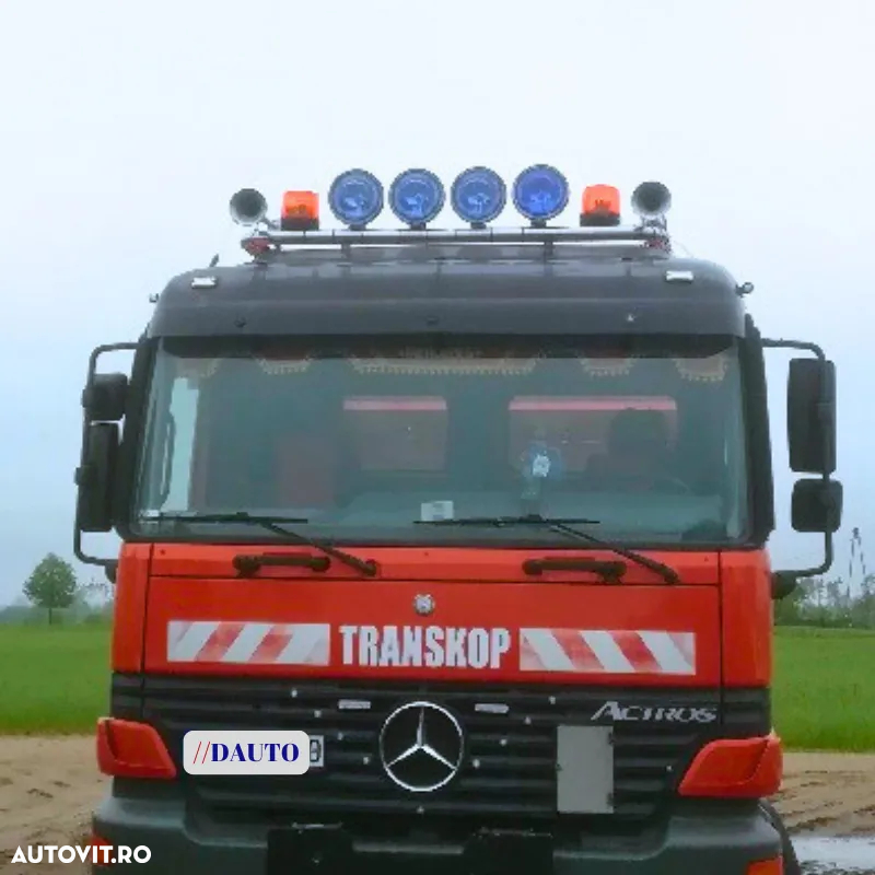 Bara proiectoare camion, TIR, Mercedes Actros, Cabina Mica, 7 LED-uri + instalatie proiectoare - 3