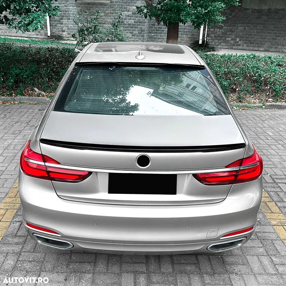 Eleron Luneta model M4 Spoiler Lip Codita BMW G11 G12, Negru Lucios - 4