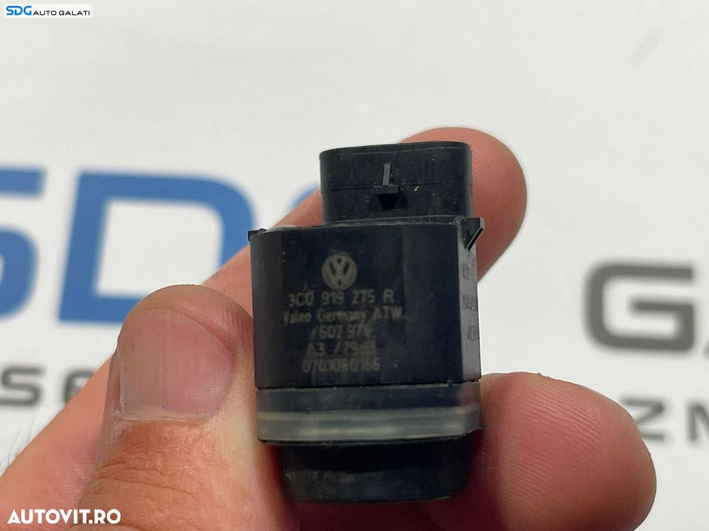 Senzor Parcare Crom Nichel de pe Grila Bara Spoiler Fata Volkswagen Passat B6 2005 - 2010 Cod 3C0919275R [B3135] - 3