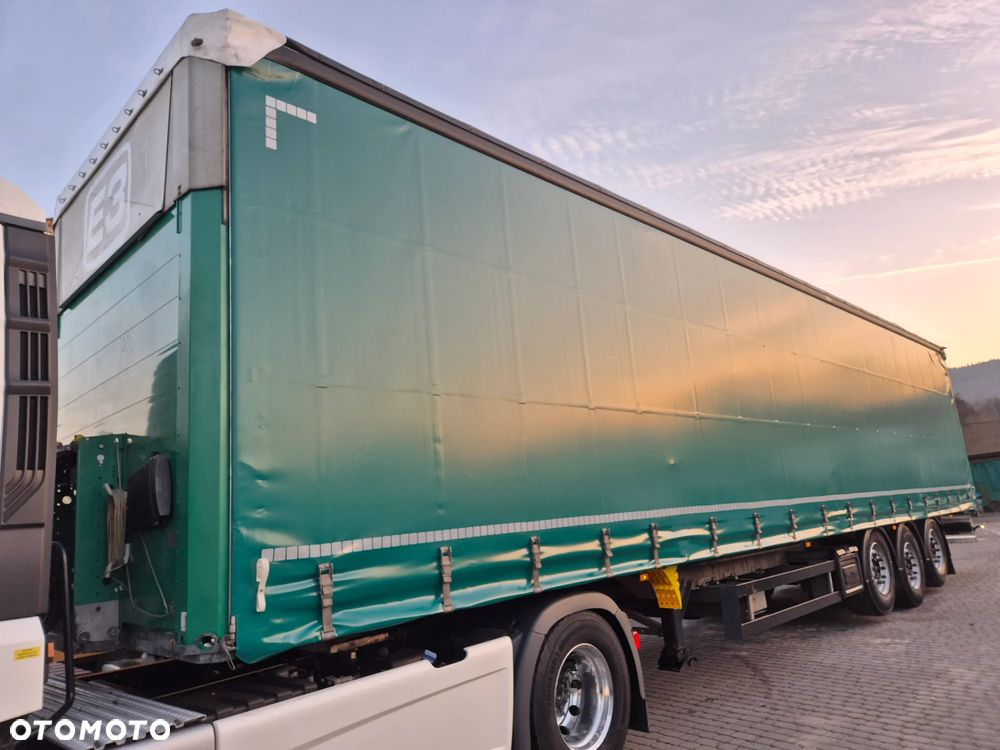 Schmitz Cargobull Standard 2018 2x oś podnoszona podnoszony dach z Niemiec  / OŚ PODNOSZONA / ładne opony / nowa plandeka / od pierwszego właściciela / OKAZJA - 1