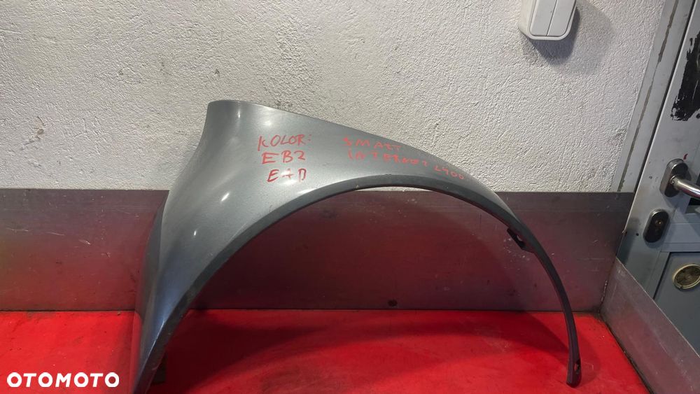 BŁOTNIK PRAWY TYŁ TYLNY SMART FORTWO KOLOR :EB2 EAD - 8