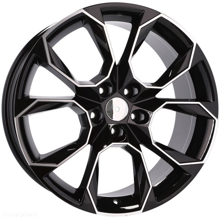 4x Felgi 18 m.in. do SKODA Enyaq Kodiaq Karoq Octavia III IV Scout Superb Yeti Tiguan - SK516 (BK527 - 9
